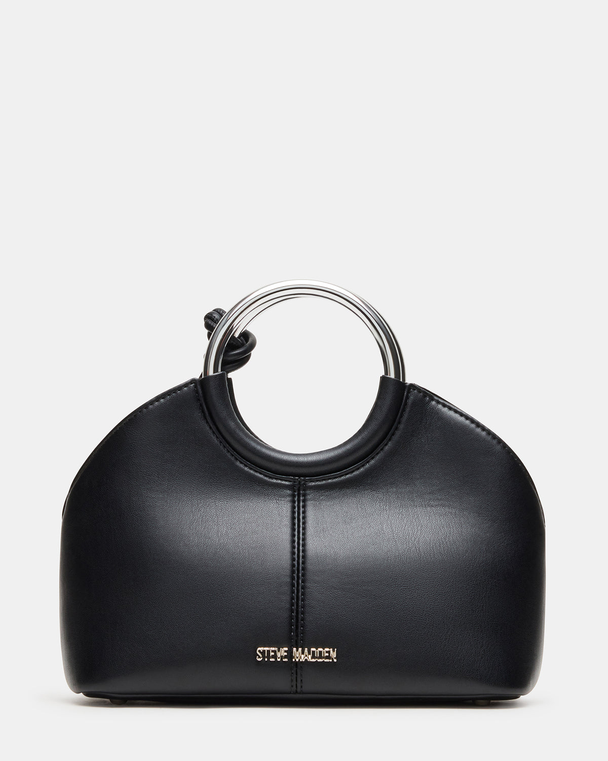 Steve Madden GEENA Embellished Bag Black Ring Top-Handle Crossbody Handbag