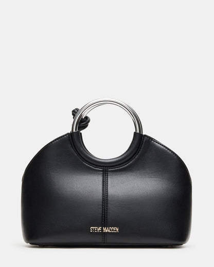 Steve Madden GEENA Embellished Bag Black Ring Top-Handle Crossbody Handbag