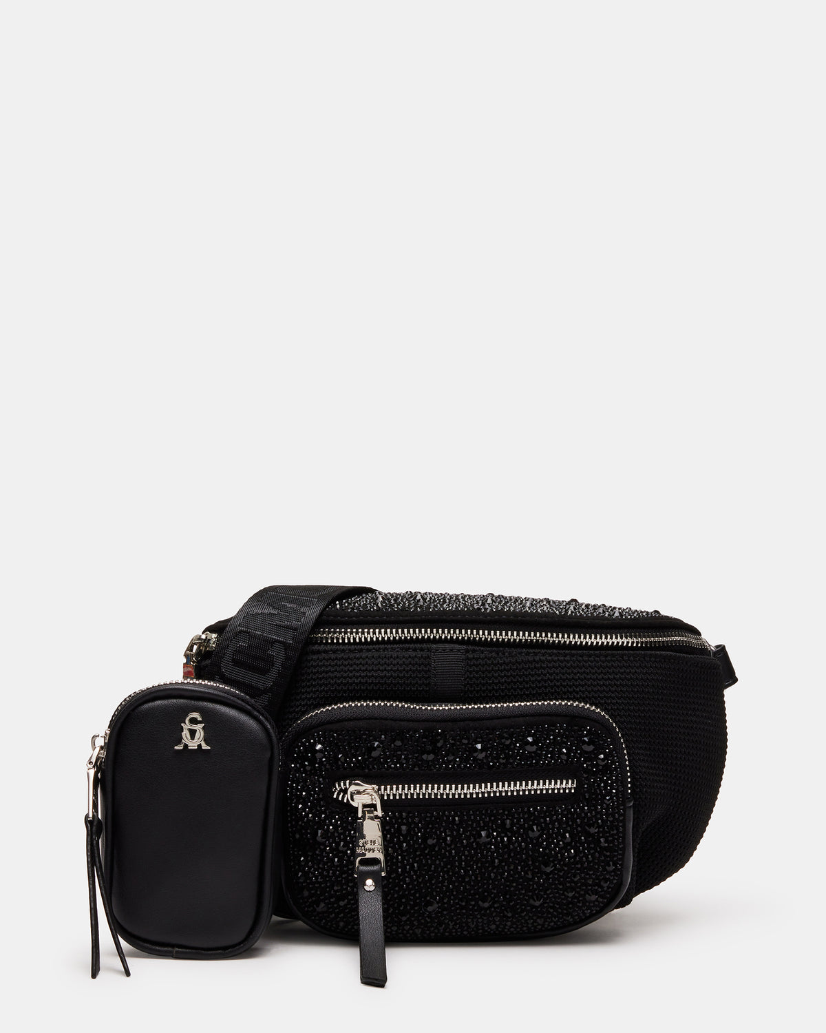 Steve Madden MAXIMA Bag Black Crossbody Bag | Women's Black Crossbody Bag