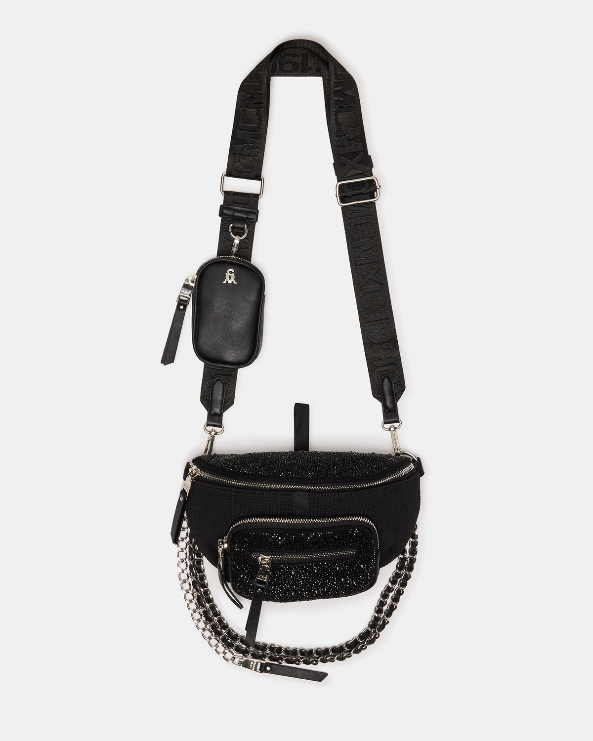 Steve Madden MAXIMA Bag Black Crossbody Bag | Women's Black Crossbody Bag