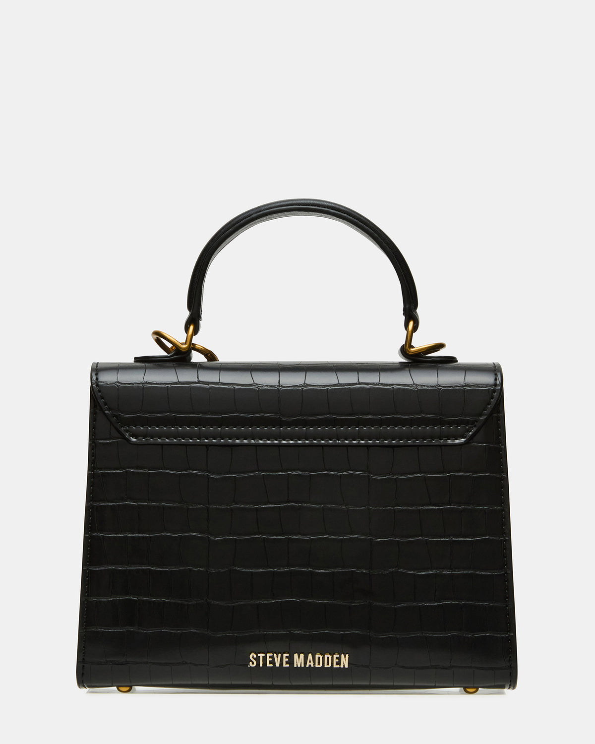 Steve Madden ELLOISE Bag Black Structured Mini Crossbody Handbag