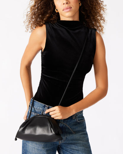 Steve Madden HAILEE Black Women's Soft Clutch Handbag