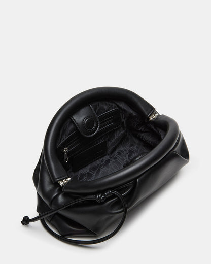 Steve Madden HAILEE Black Women's Soft Clutch Handbag