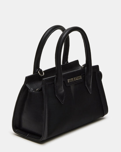 Steve Madden PEACHY Black Women's Mini Top-Handle Mesh Handbag