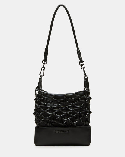 Steve Madden ARDA Black/Black Women's Crossbody Pouch Handbag
