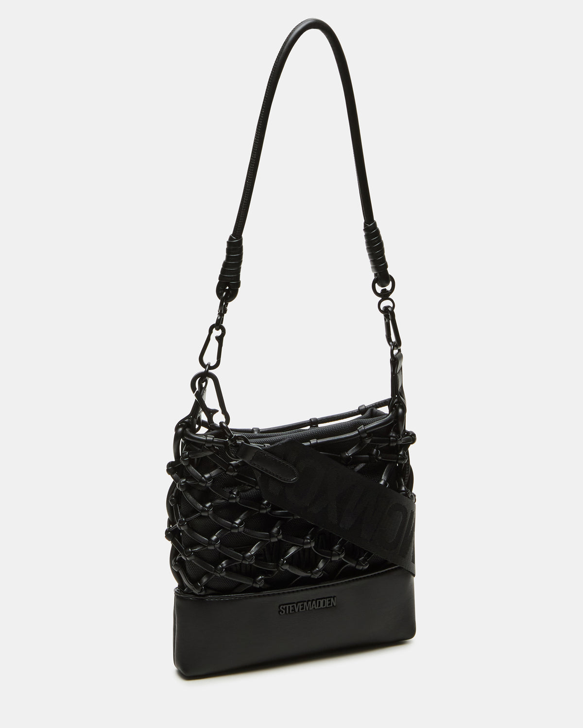 Steve Madden ARDA Black/Black Women's Crossbody Pouch Handbag