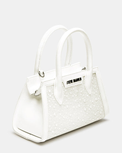 Steve Madden PEACH White Multi Women's Mini Top-Handle Mesh Handbag