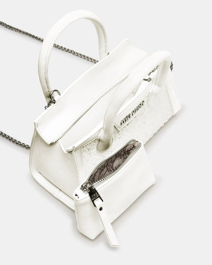 Steve Madden PEACH White Multi Women's Mini Top-Handle Mesh Handbag