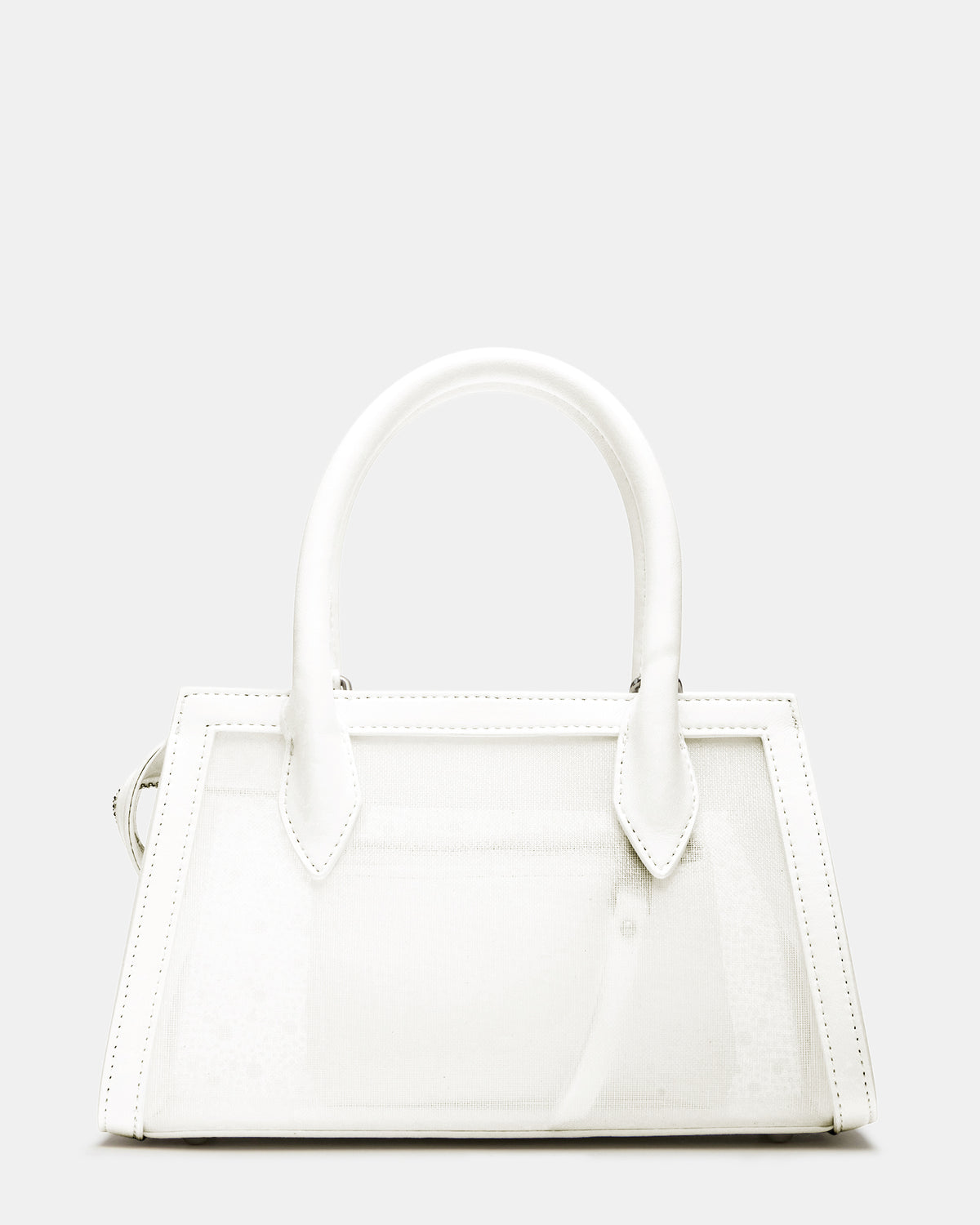 Steve Madden PEACH White Multi Women's Mini Top-Handle Mesh Handbag