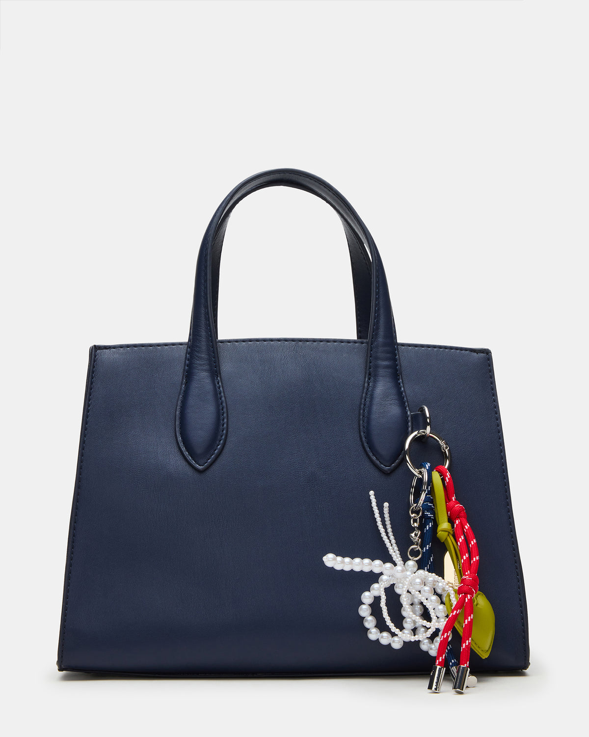 Steve Madden CALLEB Bag Navy Structured Tote Crossbody Handbag