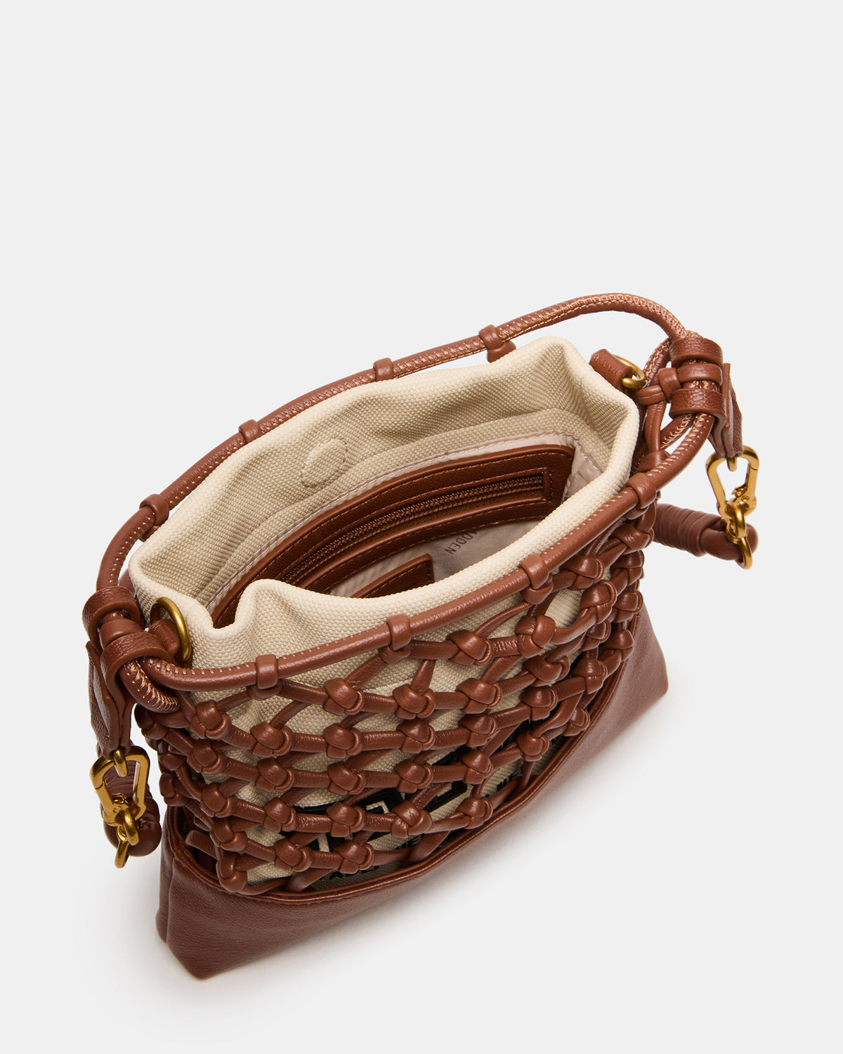 Steve Madden ARDA Cognac Multi Women's Crossbody Pouch Handbag