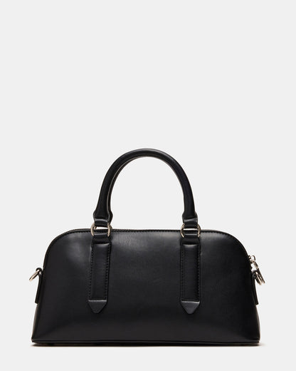 Steve Madden CALLY Bag Black Dome Satchel Top-Handle Crossbody Women's Handbag