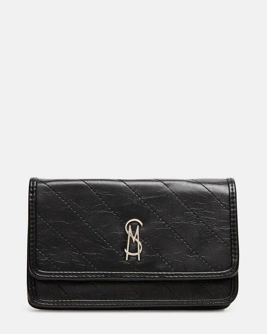 Steve Madden RELAX Bag Black Logo Chain Strap Crossbody Handbag