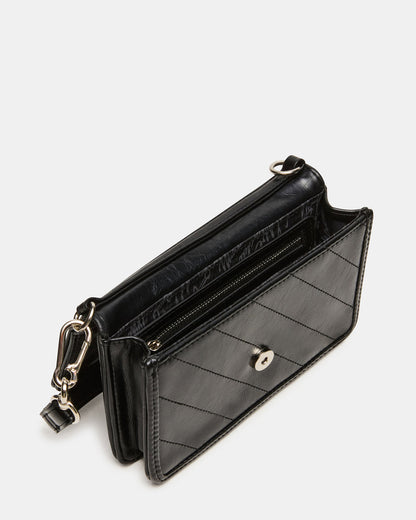 Steve Madden RELAX Bag Black Logo Chain Strap Crossbody Handbag