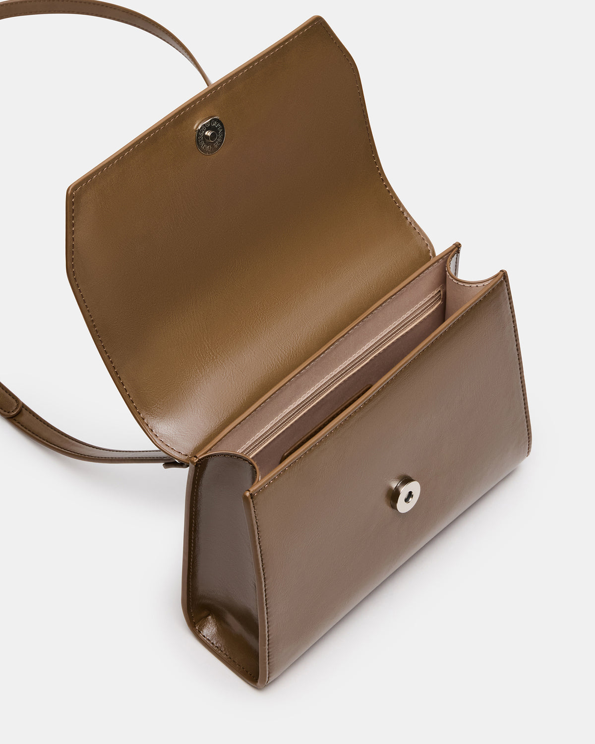 Steve Madden ELLOISE Bag Olive Structured Mini Crossbody Handbag
