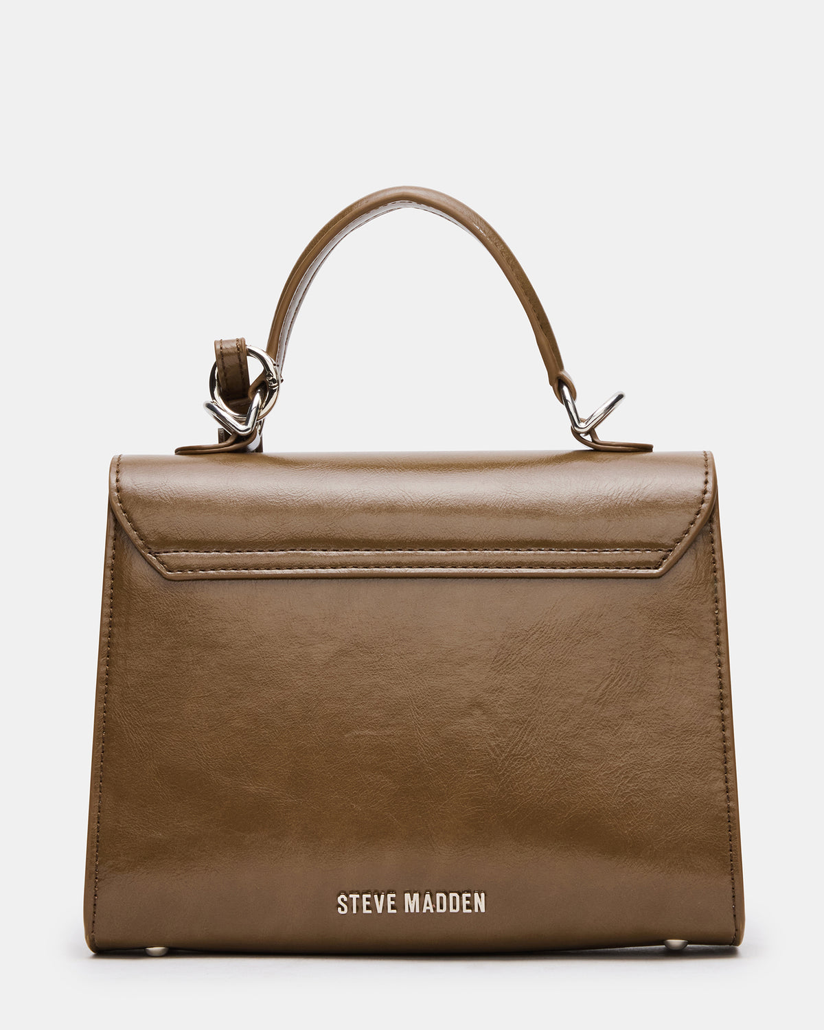 Steve Madden ELLOISE Bag Olive Structured Mini Crossbody Handbag