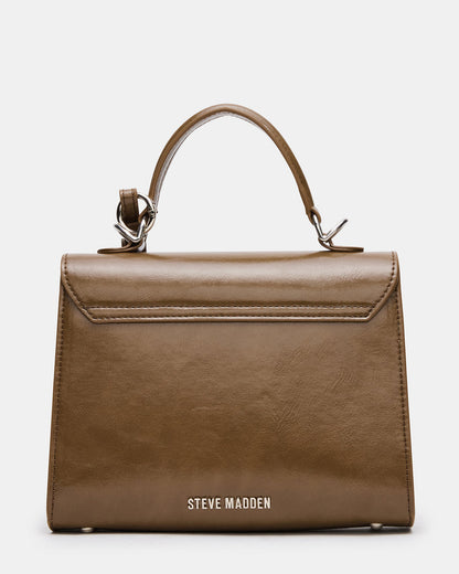 Steve Madden ELLOISE Bag Olive Structured Mini Crossbody Handbag