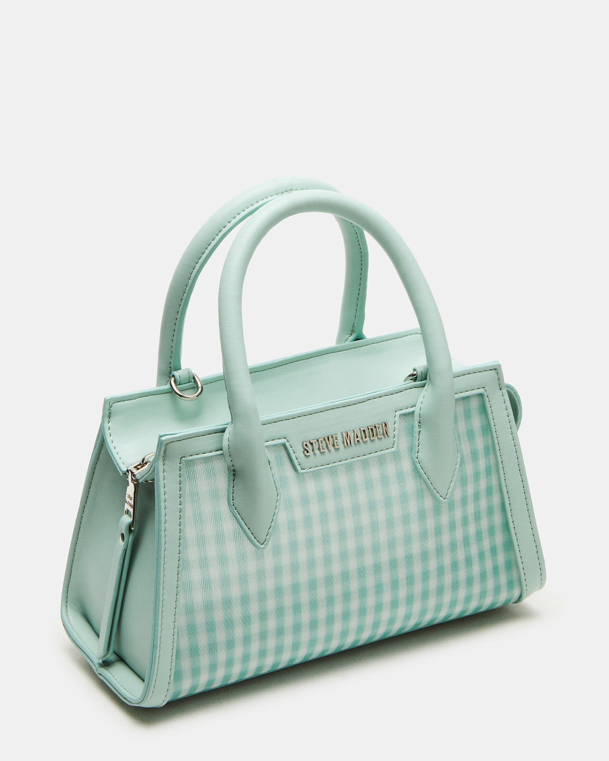 Steve Madden PEACHY Green Multi Women's Mini Top-Handle Mesh Handbag