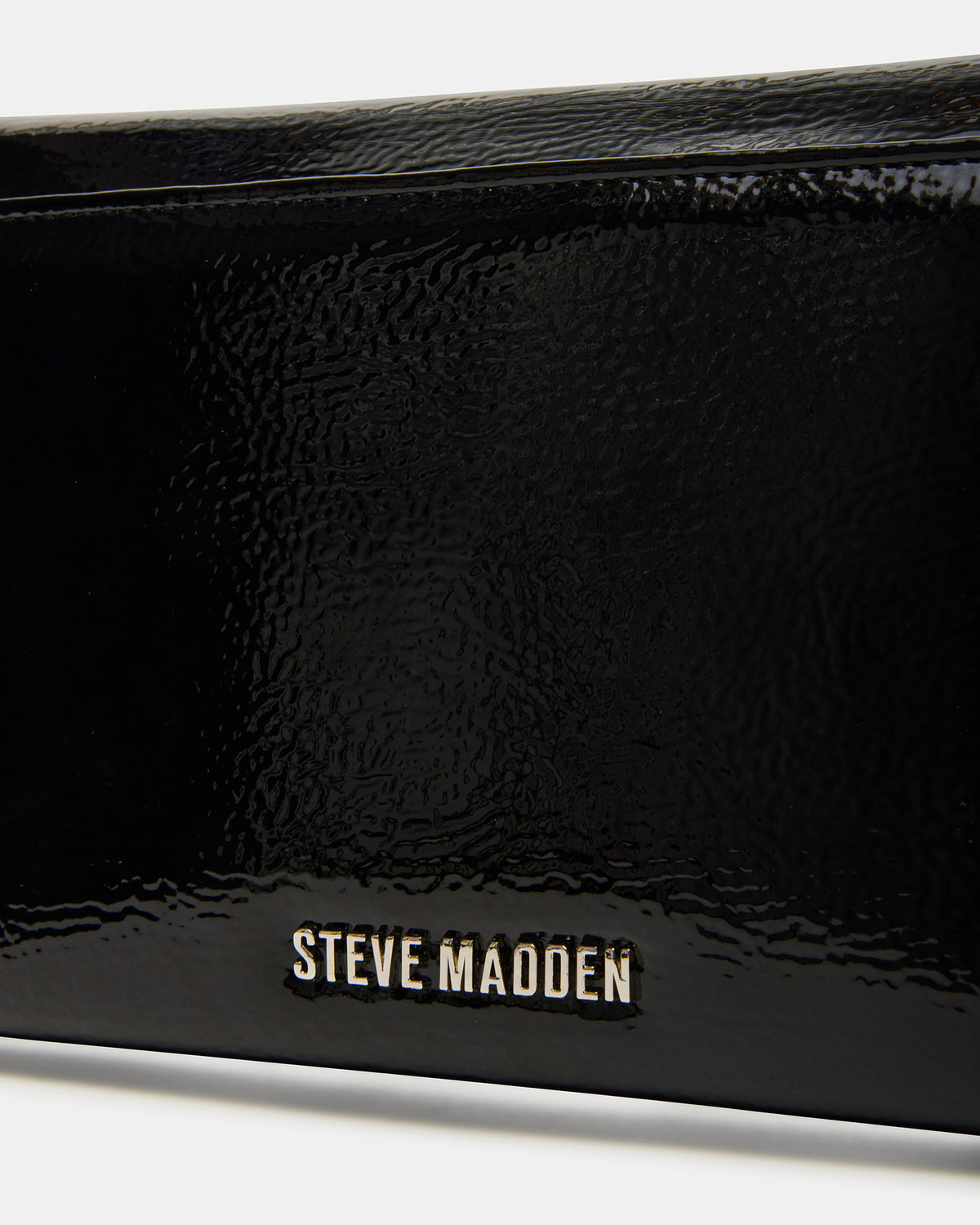 Steve Madden JULIANA Bag Black Patent Crossbody Clutch Handbag