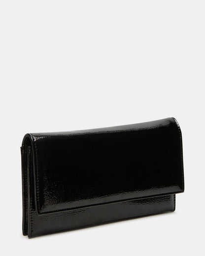 Steve Madden JULIANA Bag Black Patent Crossbody Clutch Handbag