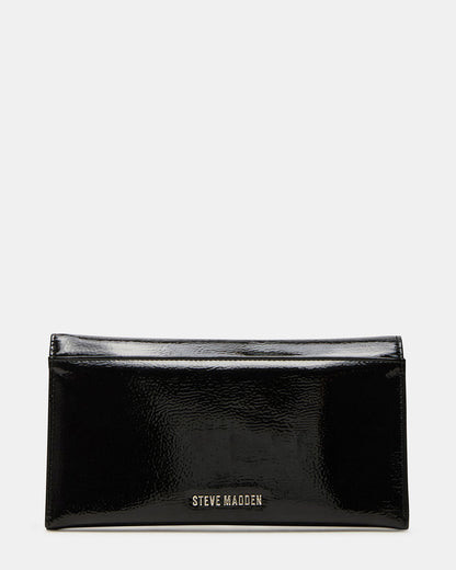 Steve Madden JULIANA Bag Black Patent Crossbody Clutch Handbag