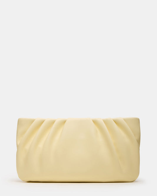 Steve Madden NIKA Butter Women's Pleated Crossbody Clutch Handbag