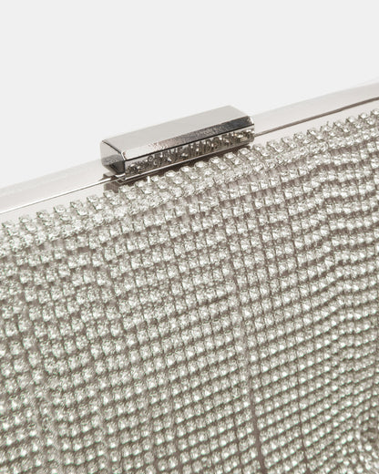 Steve Madden SPARKLI Bag Rhinestones | Women's Rhinestone Fringe Clutch