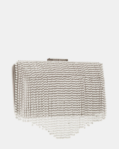 Steve Madden SPARKLI Bag Rhinestones | Women's Rhinestone Fringe Clutch