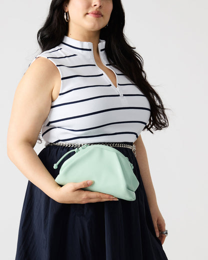 Steve Madden HAILEE Light Green Women's Soft Clutch Handbag