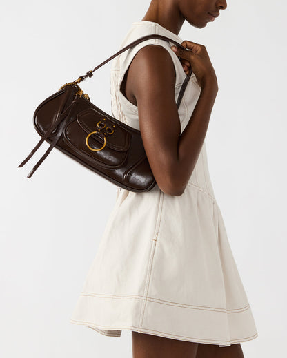 Steve Madden LUXXAR Bag Brown Shoulder Strap Boho-Inspired Handbag