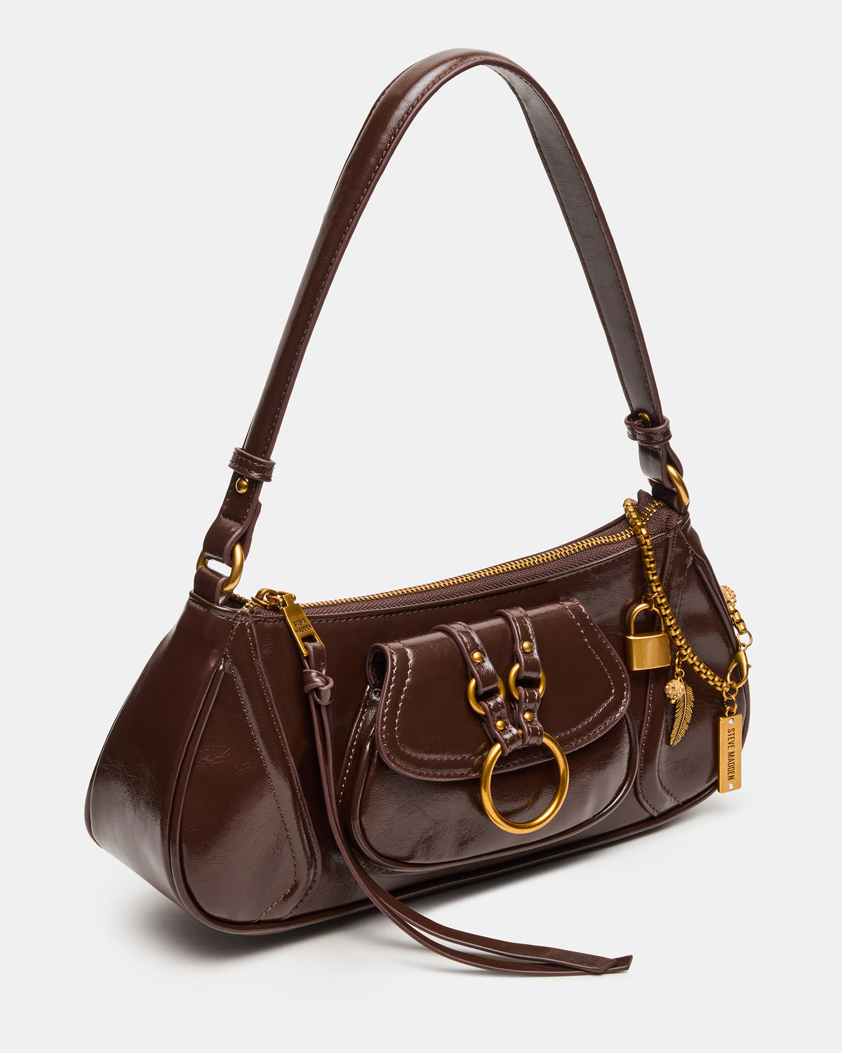 Steve Madden LUXXAR Bag Brown Shoulder Strap Boho-Inspired Handbag