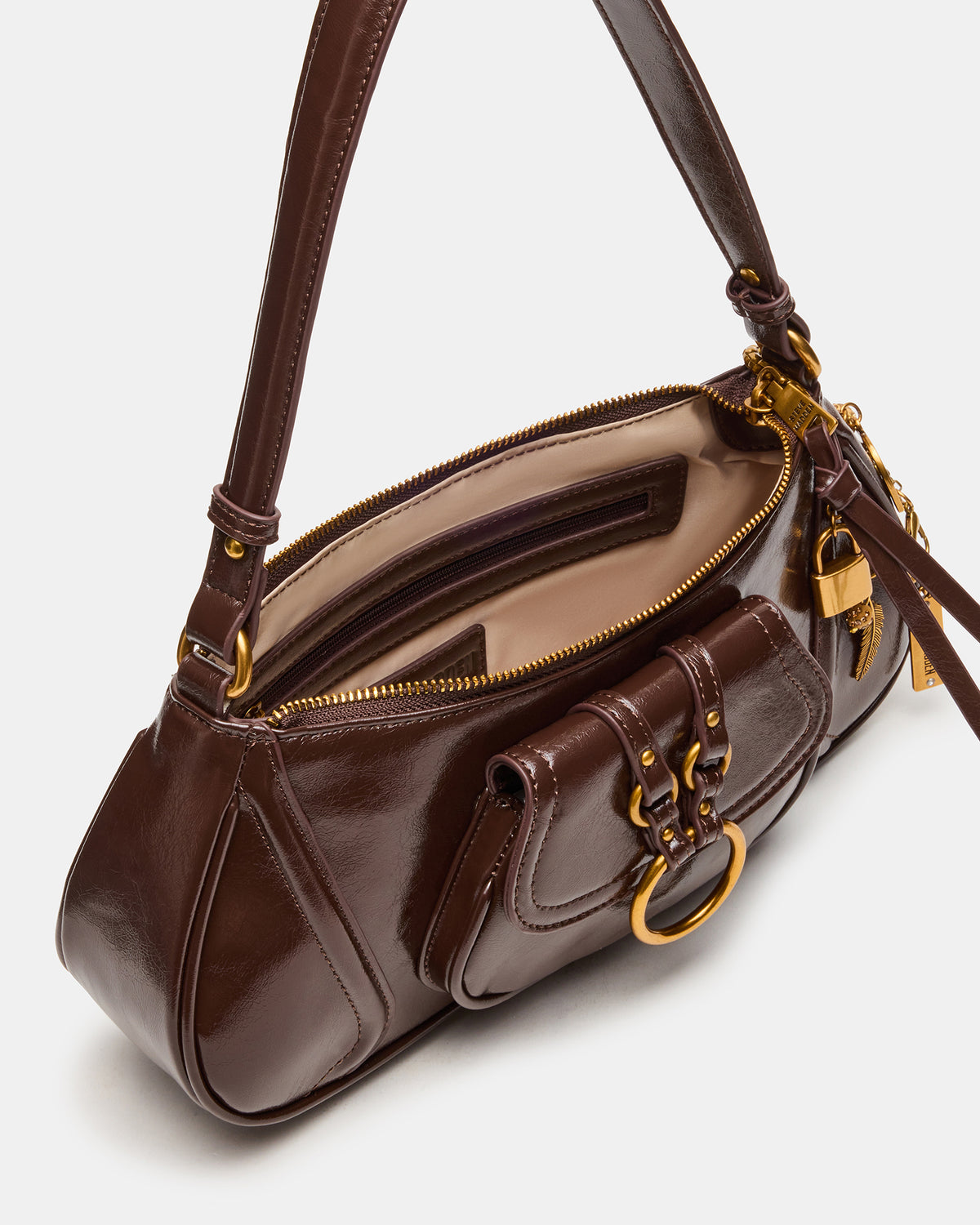 Steve Madden LUXXAR Bag Brown Shoulder Strap Boho-Inspired Handbag