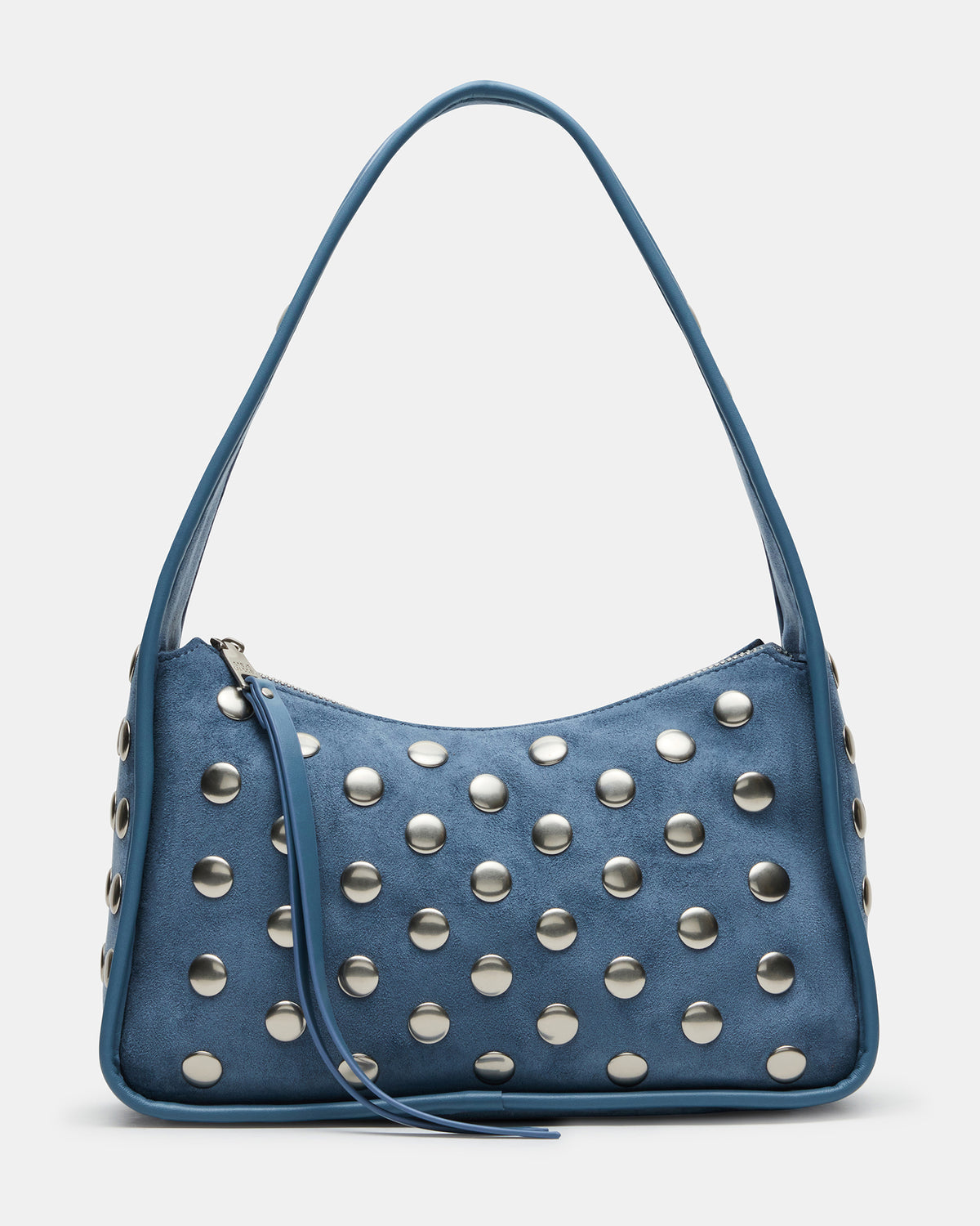 Steve Madden CHEYANN Bag Light Blue Hobo Dome-Studded Shoulder Strap Women's Handbag