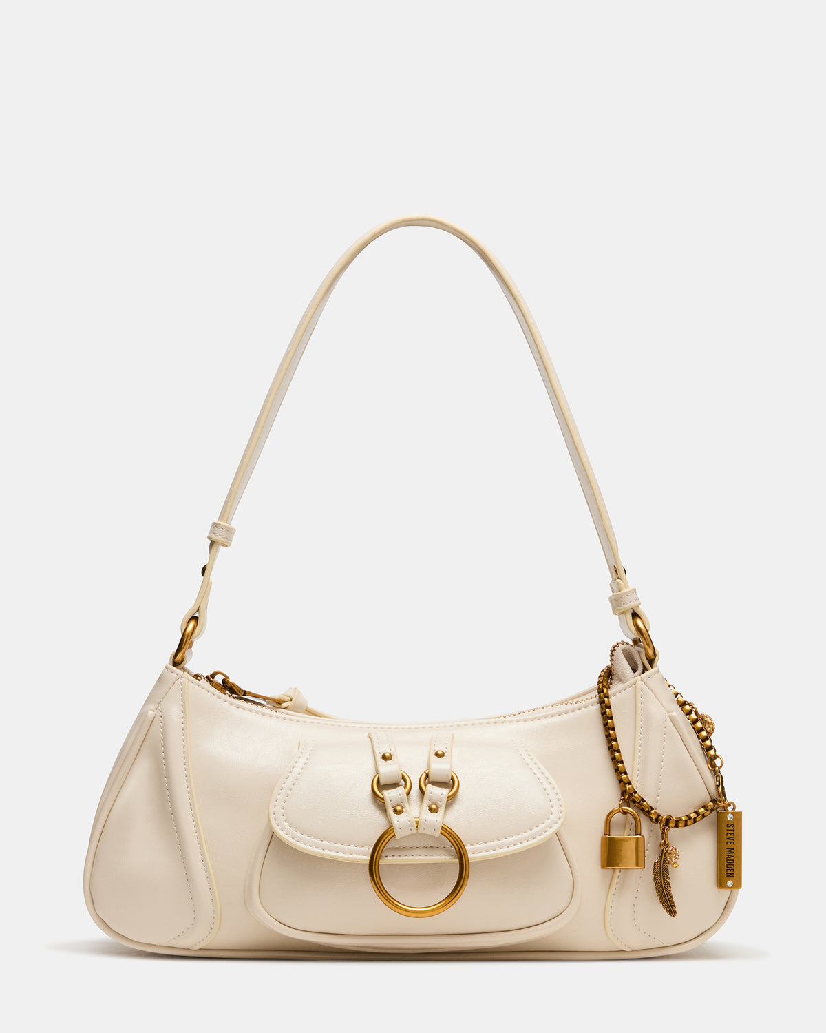 Steve Madden LUXXAR Bag Bone Shoulder Strap Boho-Inspired Handbag