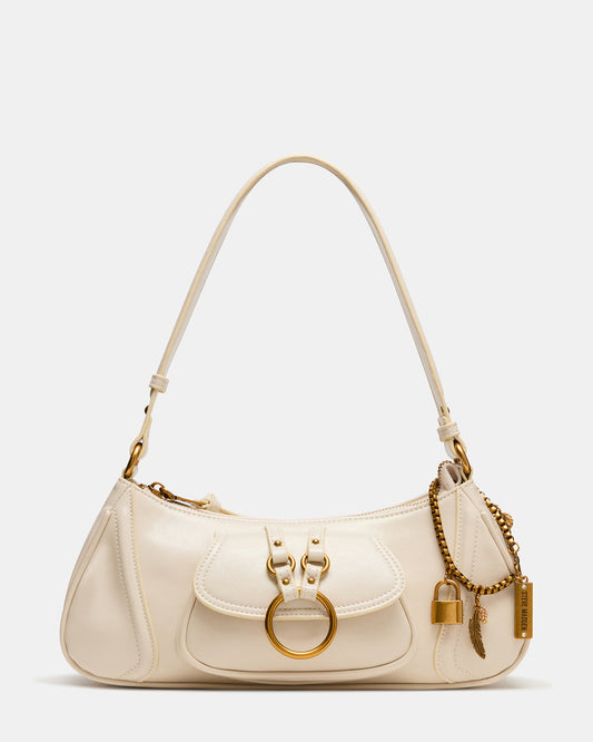 Steve Madden LUXXAR Bag Bone Shoulder Strap Boho-Inspired Handbag