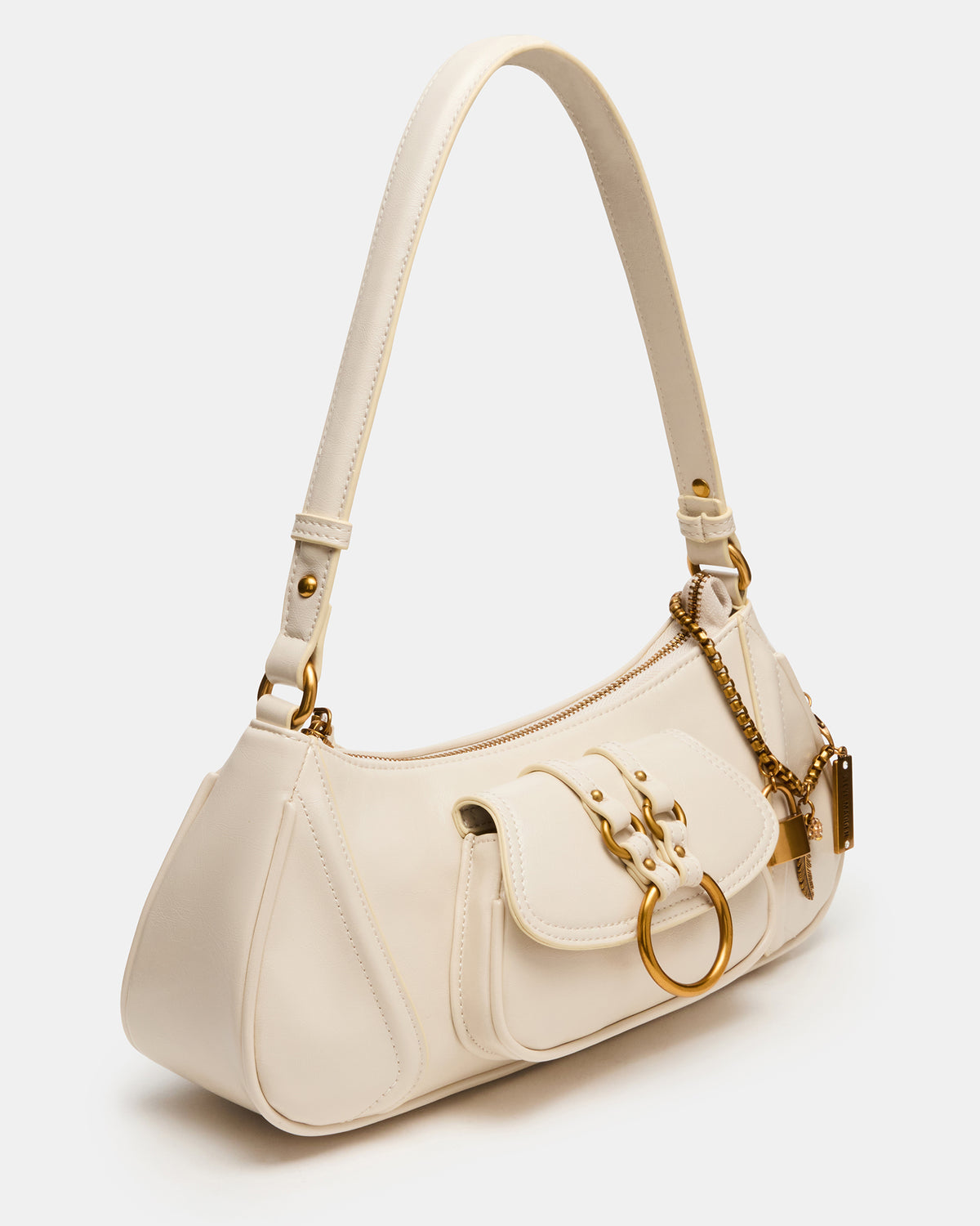 Steve Madden LUXXAR Bag Bone Shoulder Strap Boho-Inspired Handbag