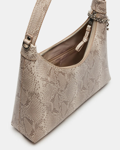 Steve Madden AMARI Bag Sand Snake Shoulder Strap Handbag