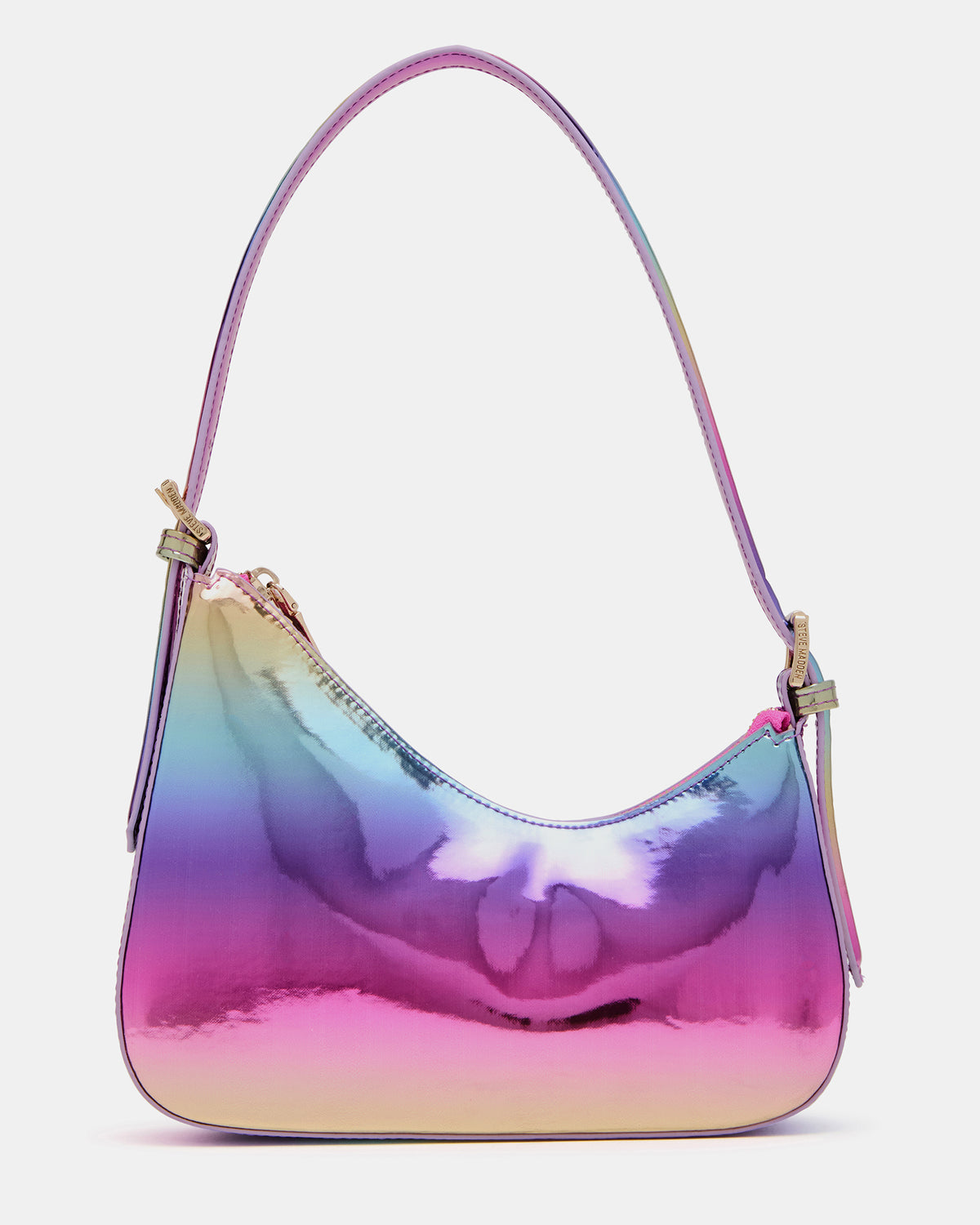 Steve Madden SMITH Bag Metallic Multi Asymmetric Shoulder Handbag