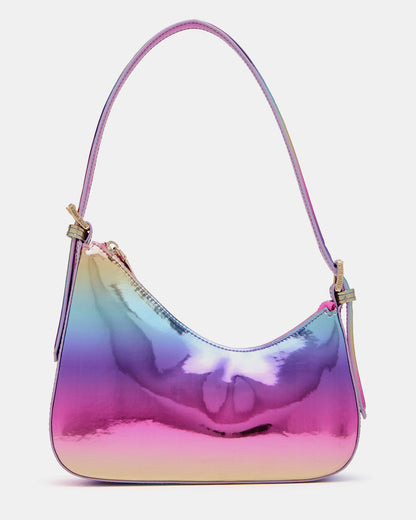 Steve Madden SMITH Bag Metallic Multi Asymmetric Shoulder Handbag