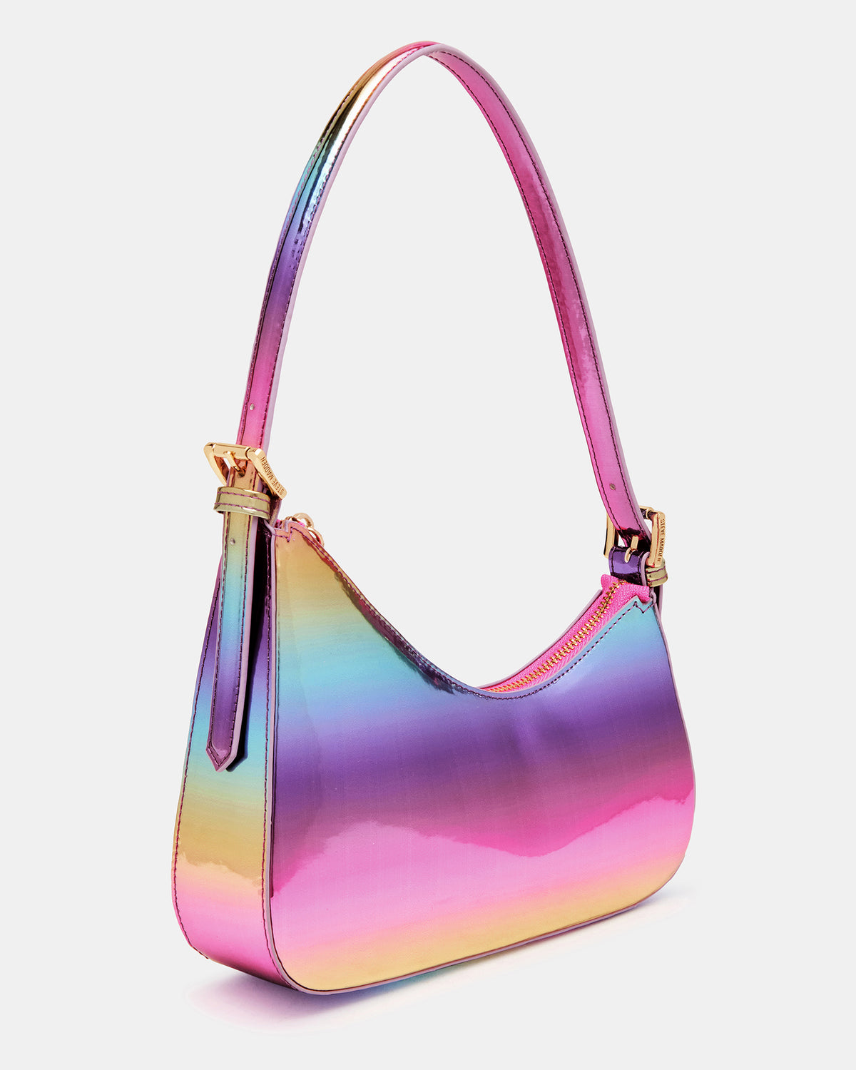 Steve Madden SMITH Bag Metallic Multi Asymmetric Shoulder Handbag