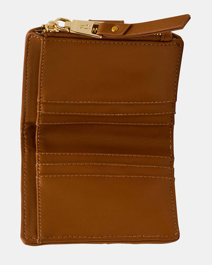 Steve Madden JEM STRAW Light Natural Bifold Wallet
