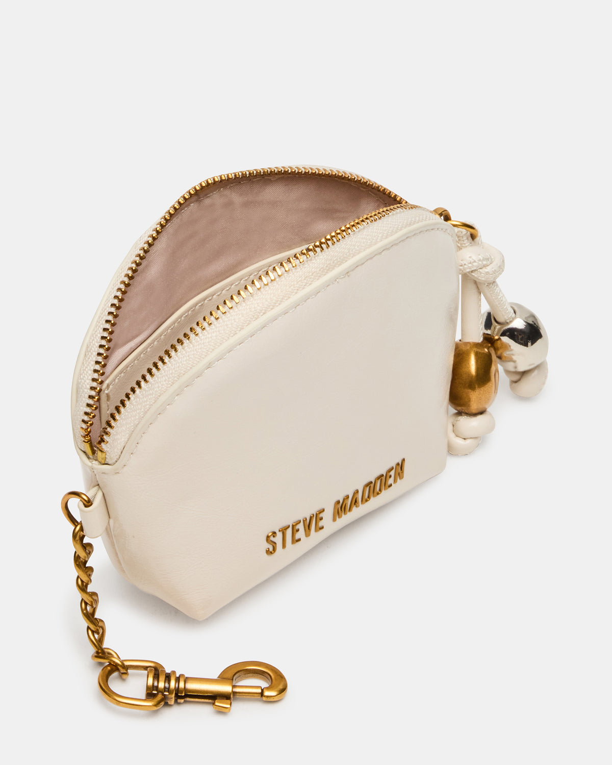 Steve Madden CASSIDI Wallet Chalk Dome-Shaped Card Holder