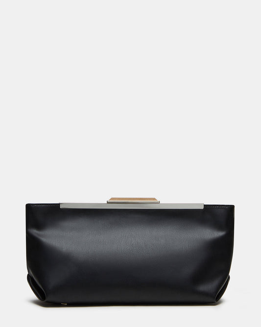 Steve Madden ANTONI Soft Oversized Clutch Bag Black | Women's Handbags