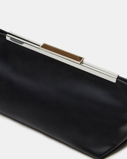 Steve Madden ANTONI Soft Oversized Clutch Bag Black | Women's Handbags