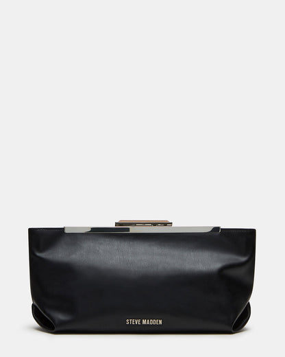 Steve Madden ANTONI Soft Oversized Clutch Bag Black | Women's Handbags