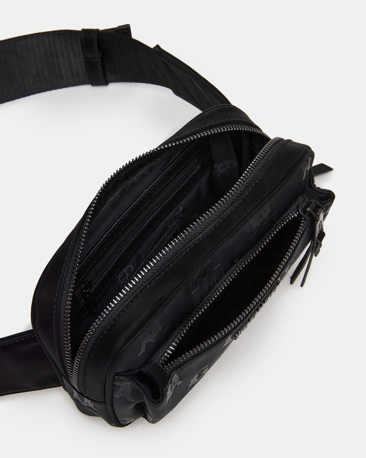 Steve Madden LIND Black/Black Women's Adjustable Belt Handbag