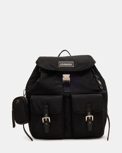 Steve Madden ROLO Black Women's Drawstring Backpack
