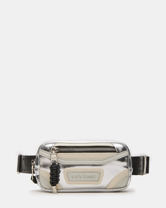 Steve Madden MADRIDD Belt Bag Silver | Women's Handbags