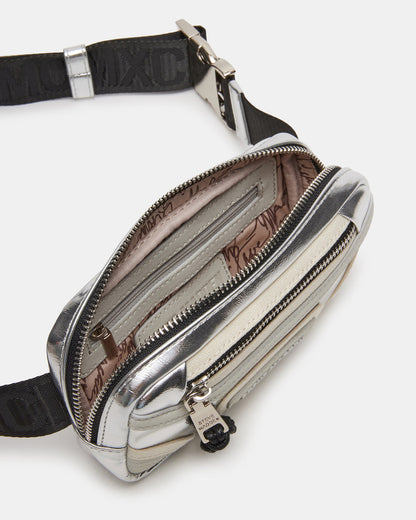 Steve Madden MADRIDD Belt Bag Silver | Women's Handbags