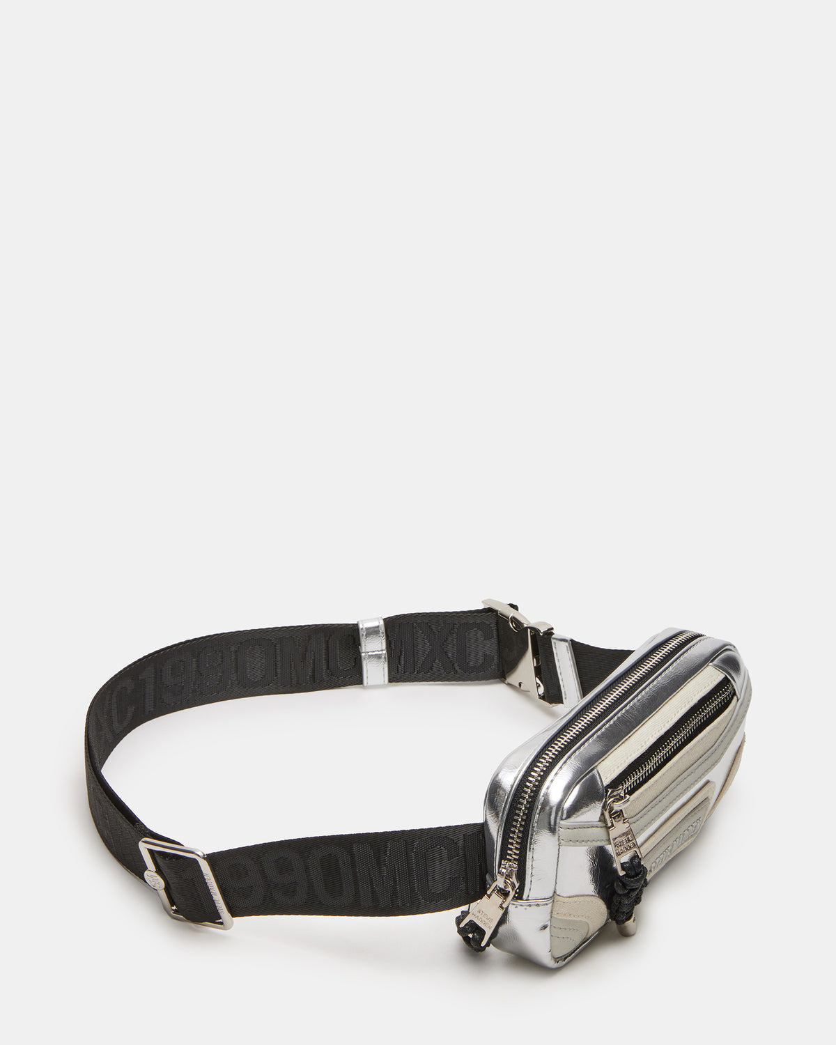 Steve Madden MADRIDD Belt Bag Silver | Women's Handbags